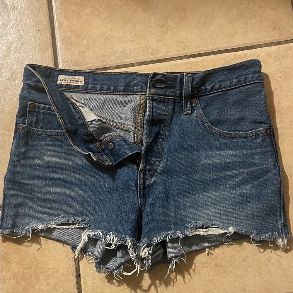 Levi's Classic Blue Jean Shorts
